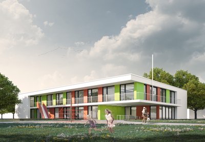 Titelbild: Neubau Kindertagesstätte Löderburg