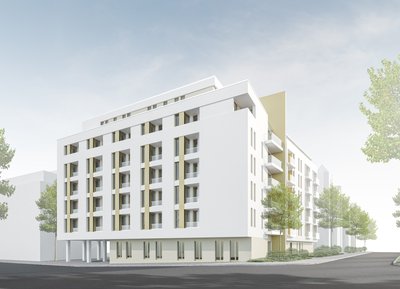 Bild 1 von 1: Wohnungsbau August-Bebel-Straße Leipzig